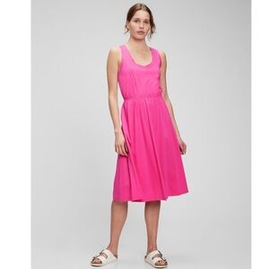 NWOT Gap Racerback Cutout Midi Dress